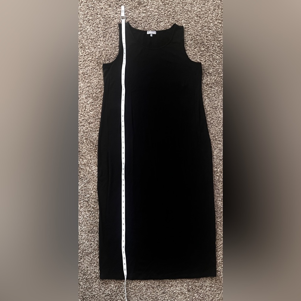 Habitat Medium Black Tank MIDI Dress - Picture 5 of 6